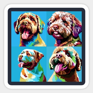 Lagotto Romagnolo Pop Art - Dog Lover Gifts Sticker